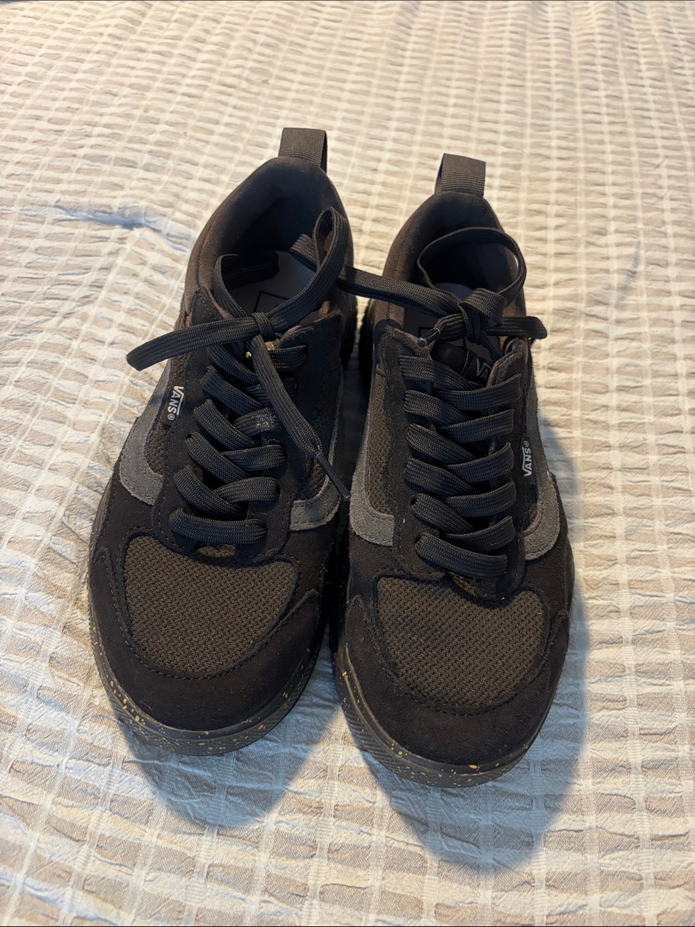 Vans Men's Black and Gray Casual Sneakers